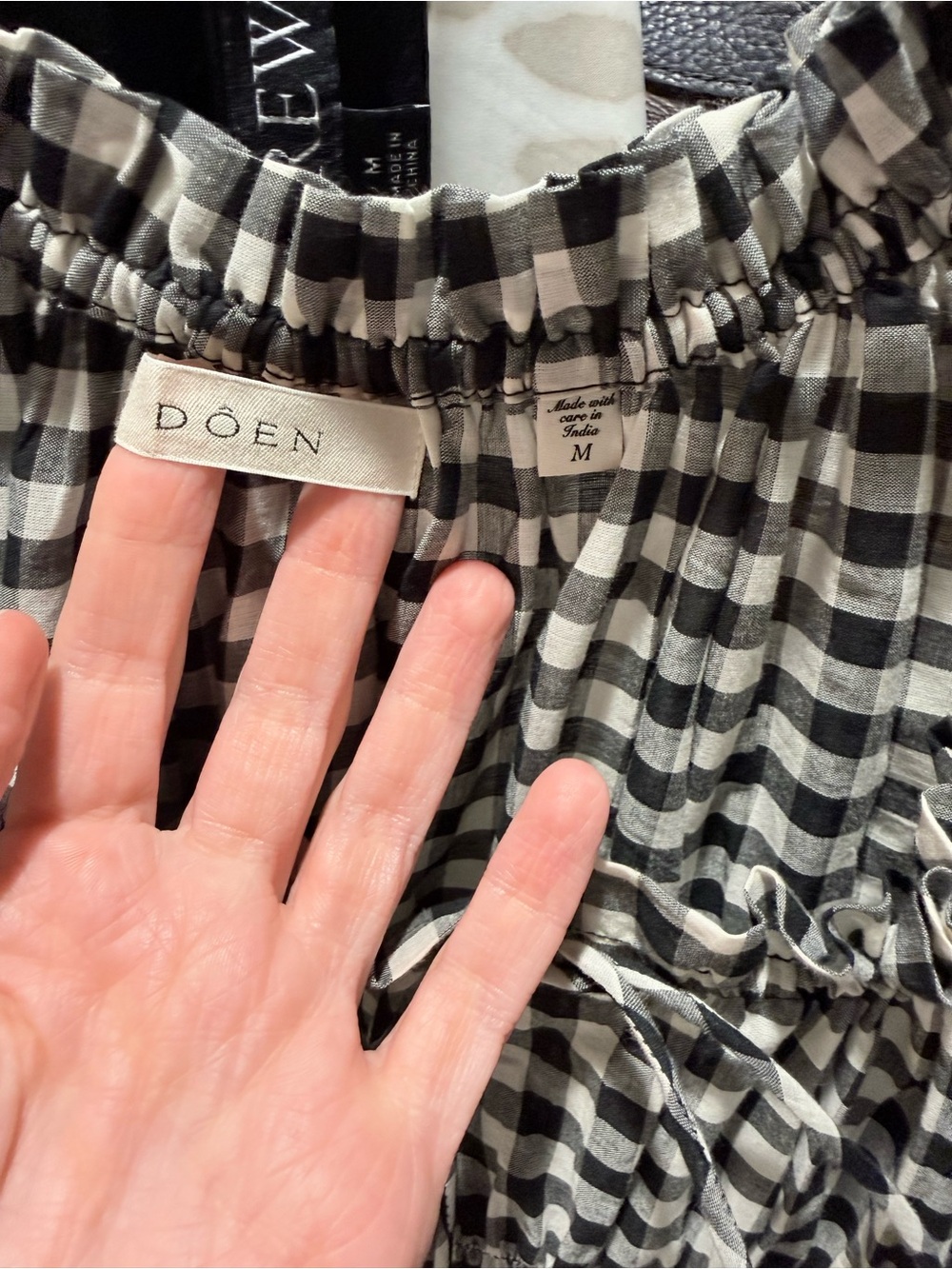 Doen Ischia Gingham dress worn once - Picture 5 of 6